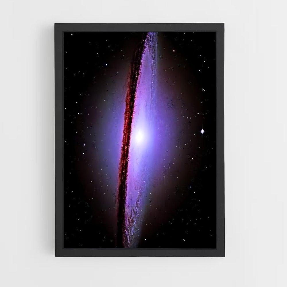 Poster magnifique galaxie Sombrero (vue 2)